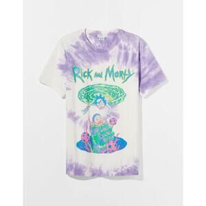 *100% Cotton* Bershka Rick & Morty "Portal" Men's Graphic T-Shirt - Medium